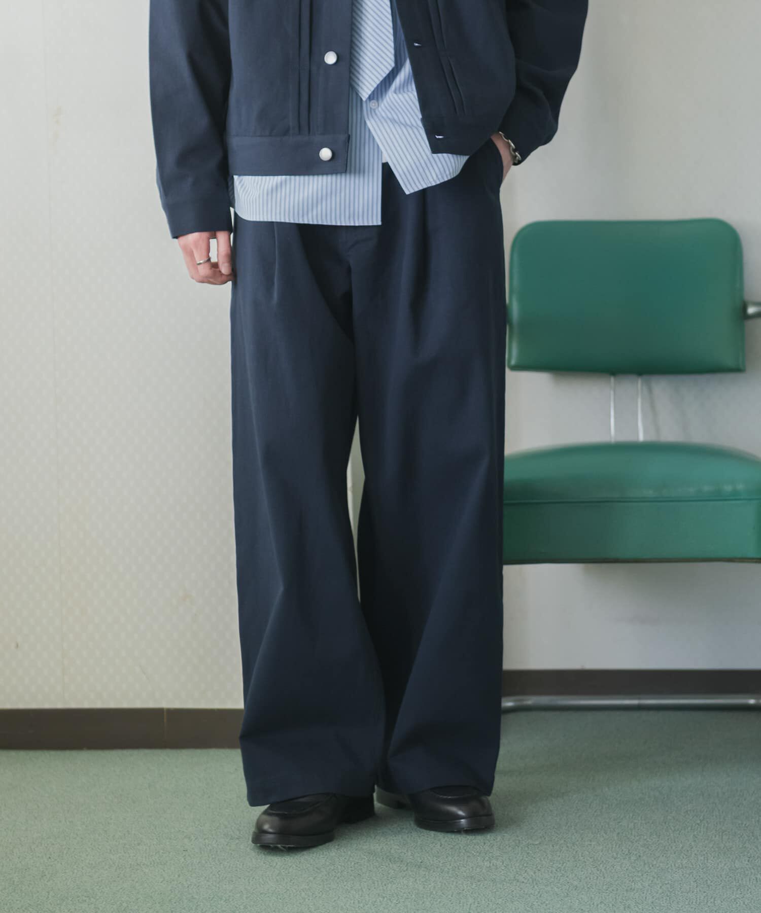 SENSE OF PLACE by URBAN RESEARCH「コットンツイルタックワイドパンツ」|その他|