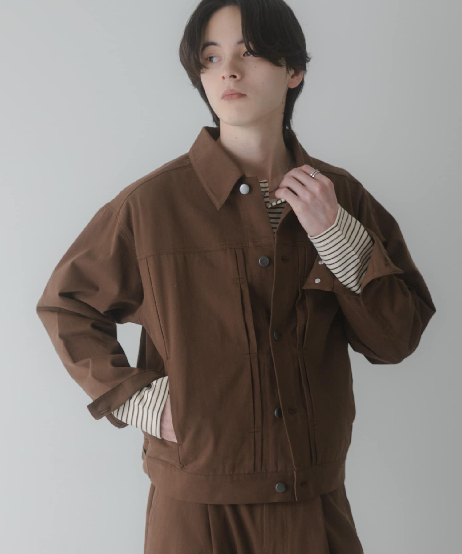 SENSE OF PLACE by URBAN RESEARCH「コットンツイルブルゾン」|ブルゾン・スタジャン|