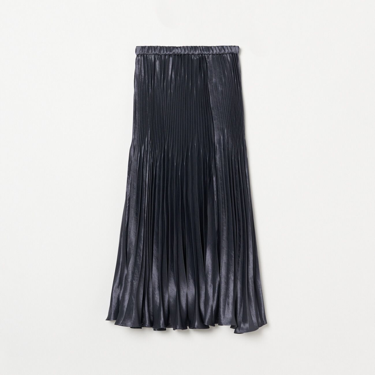 HELIOPOLE「HELIOPOLE SHINY TWILL PLEATED SKIRT」|スカート|