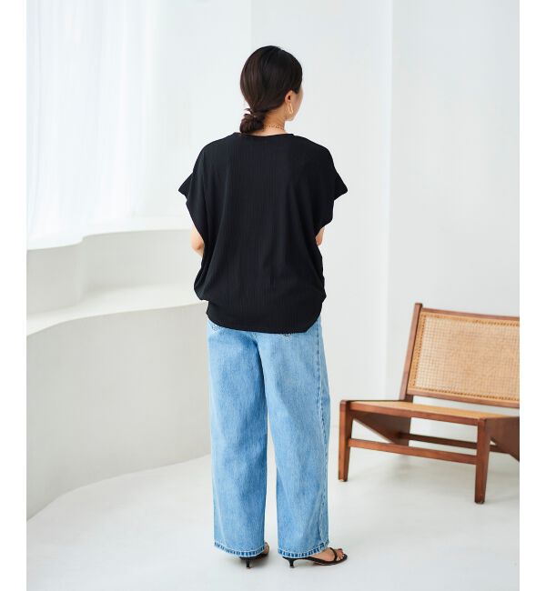  「《WEB限定アイテム》ランダムリブショルダータックプルオーバー」|プルオーバー|