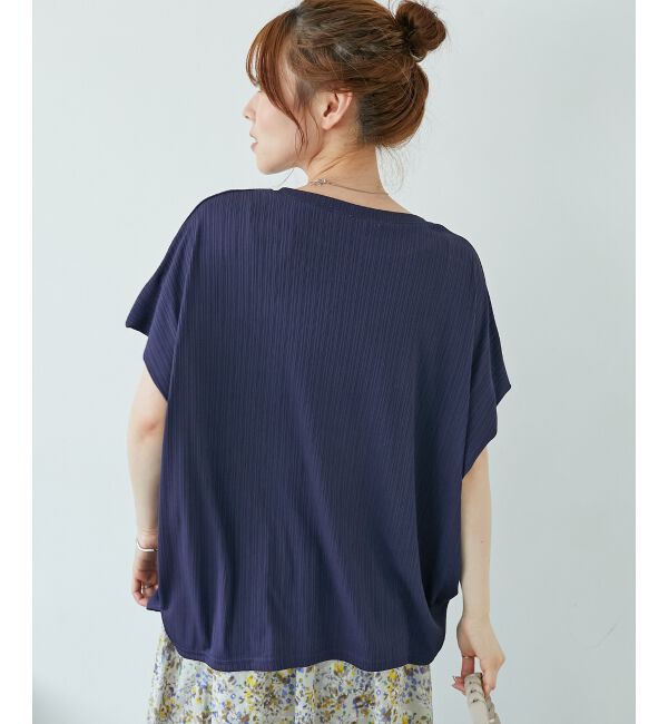  「《WEB限定アイテム》ランダムリブショルダータックプルオーバー」|プルオーバー|