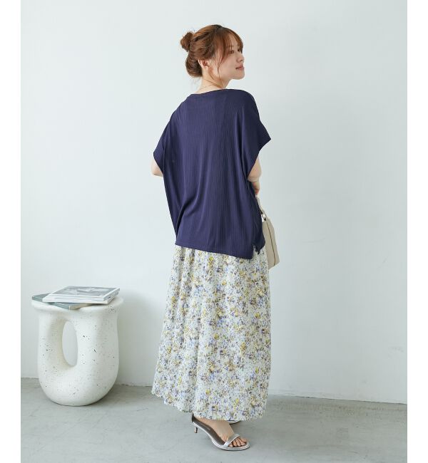  「《WEB限定アイテム》ランダムリブショルダータックプルオーバー」|プルオーバー|