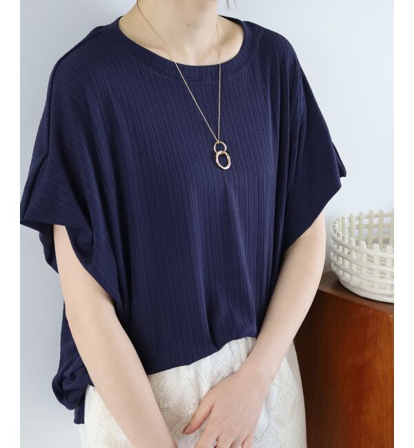  「《WEB限定アイテム》ランダムリブショルダータックプルオーバー」|プルオーバー|