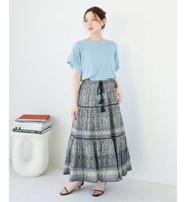  「《WEB限定アイテム》ランダムリブショルダータックプルオーバー」|プルオーバー|