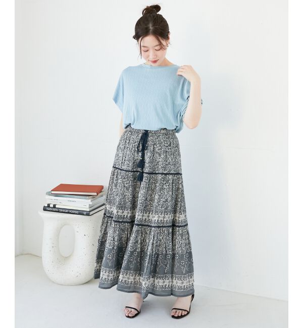  「《WEB限定アイテム》ランダムリブショルダータックプルオーバー」|プルオーバー|