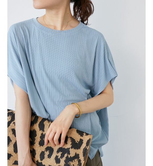  「《WEB限定アイテム》ランダムリブショルダータックプルオーバー」|プルオーバー|