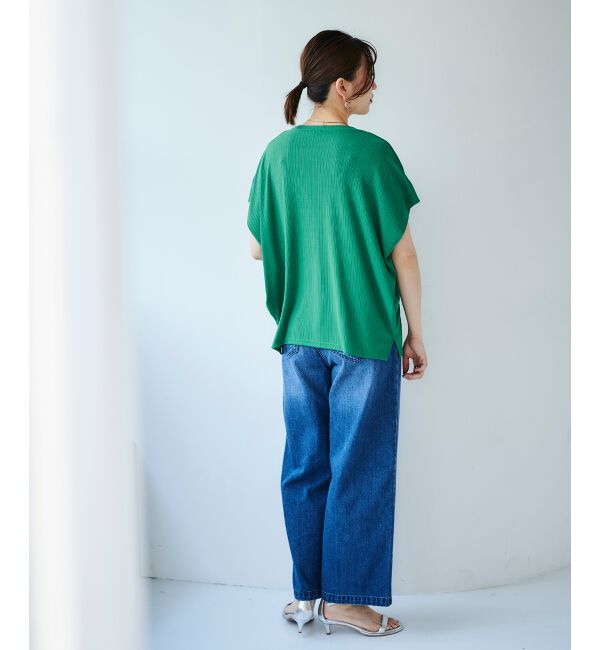  「《WEB限定アイテム》ランダムリブショルダータックプルオーバー」|プルオーバー|