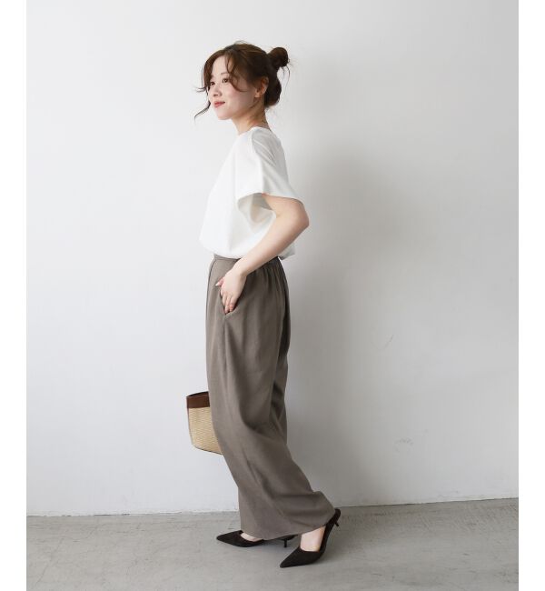  「《WEB限定アイテム》ランダムリブショルダータックプルオーバー」|プルオーバー|