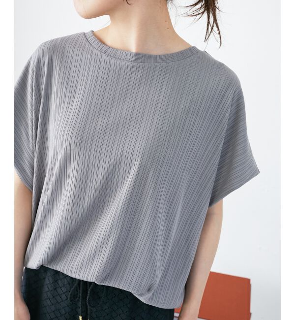  「《WEB限定アイテム》ランダムリブショルダータックプルオーバー」|プルオーバー|