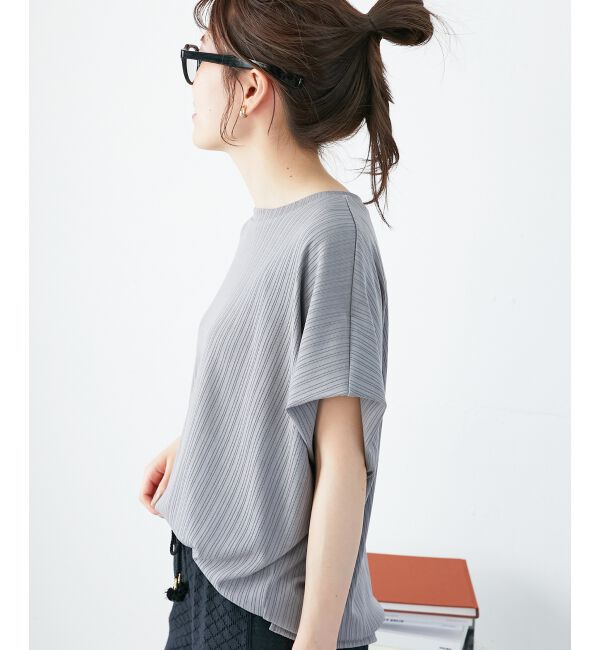  「《WEB限定アイテム》ランダムリブショルダータックプルオーバー」|プルオーバー|