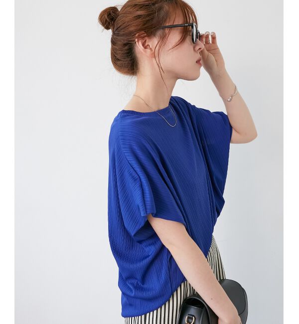  「《WEB限定アイテム》ランダムリブショルダータックプルオーバー」|プルオーバー|