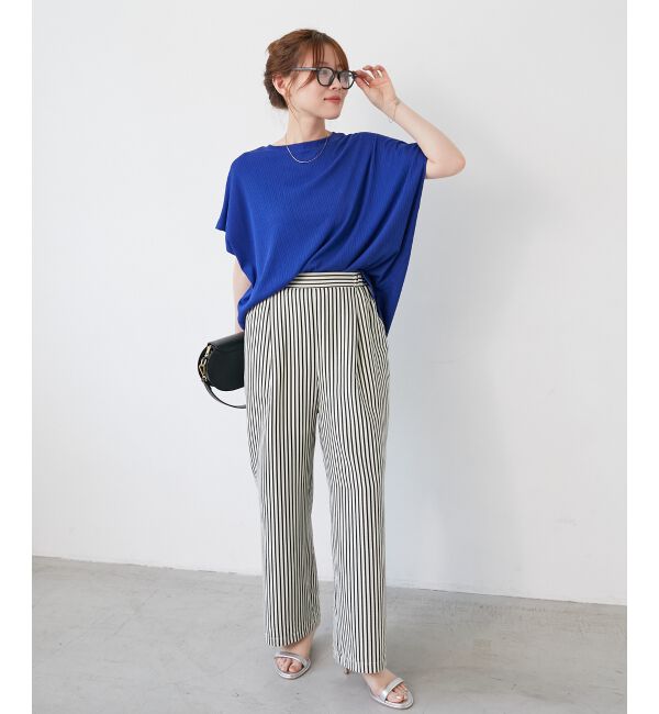  「《WEB限定アイテム》ランダムリブショルダータックプルオーバー」|プルオーバー|