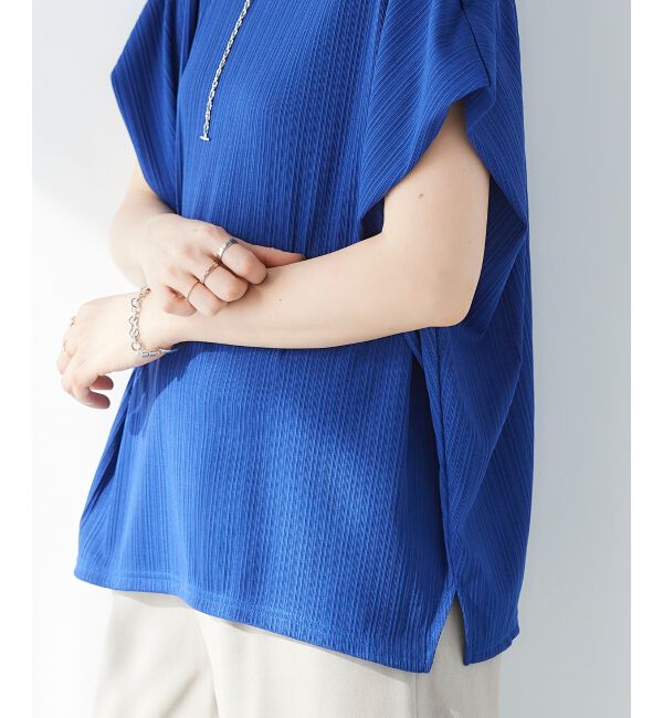  「《WEB限定アイテム》ランダムリブショルダータックプルオーバー」|プルオーバー|