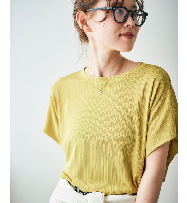  「《WEB限定アイテム》ランダムリブショルダータックプルオーバー」|プルオーバー|