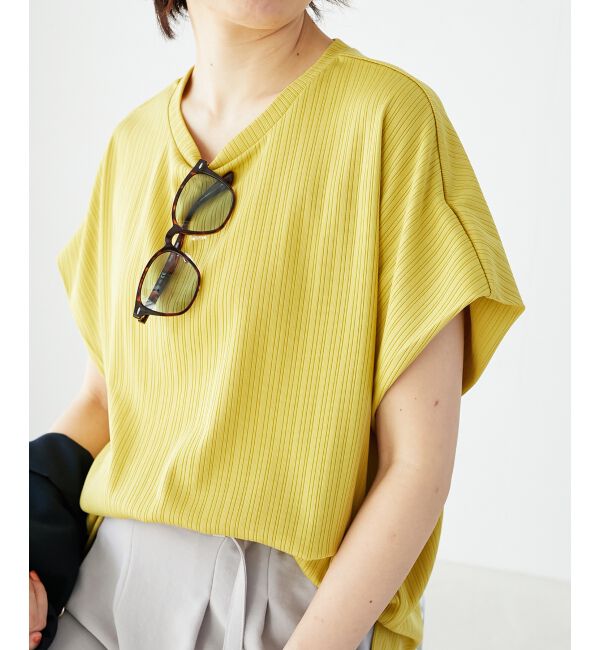  「《WEB限定アイテム》ランダムリブショルダータックプルオーバー」|プルオーバー|