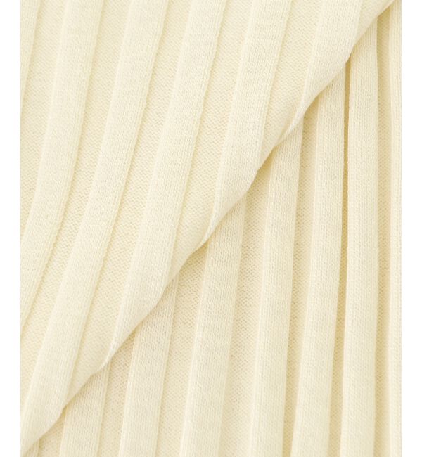  「ボートネックノースリリブニット」|ニット・セーター|