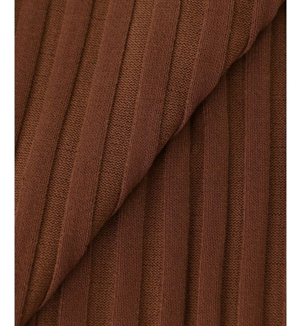  「ボートネックノースリリブニット」|ニット・セーター|