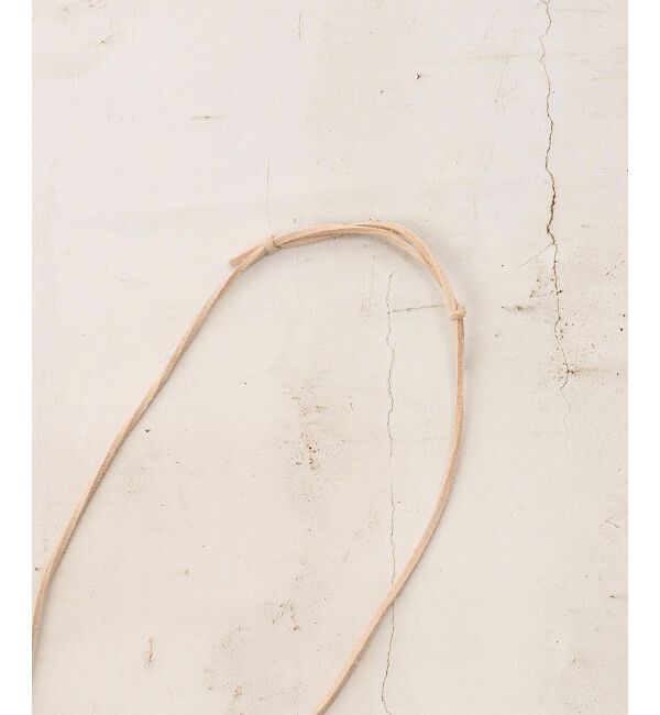  「スエードコードニュアンスモチーフネックレス」|ネックレス|