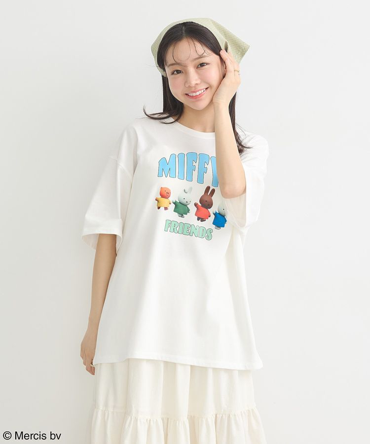 earth music&ecology「miffy/earth ミッフィーフレンズアニメーションT」|Tシャツ・カットソー|
