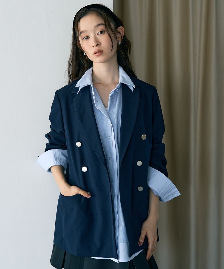earth music&ecology「テーラードジャケット」|テーラードジャケット|Navy