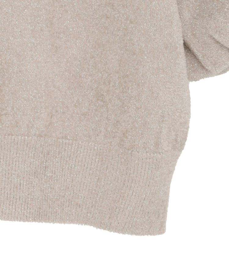 earth music&ecology「ラメモールパフスリニットプルオーバー」|ニット・セーター|