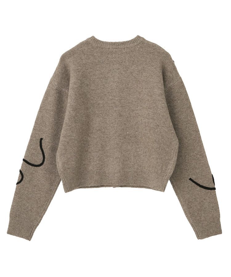 AMERICAN HOLIC「コード刺繍ショートカーディガン」|カーディガン|