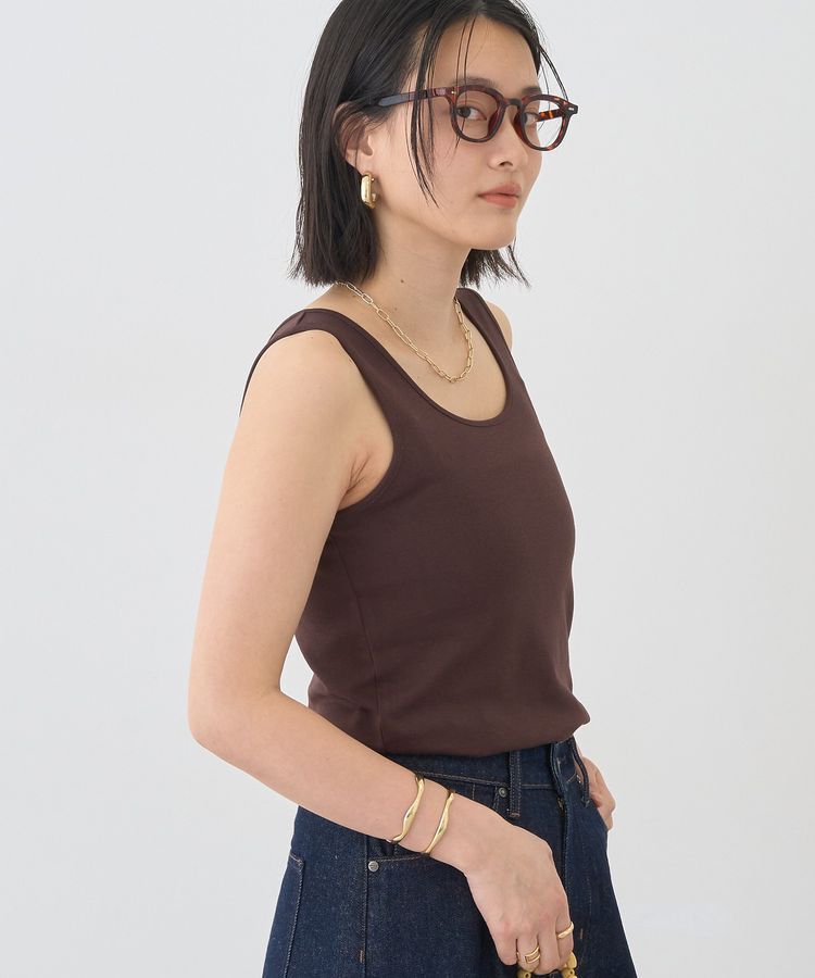 AMERICAN HOLIC「【接触冷感・UVカット】Uネックタンクトップ」|キャミソール|