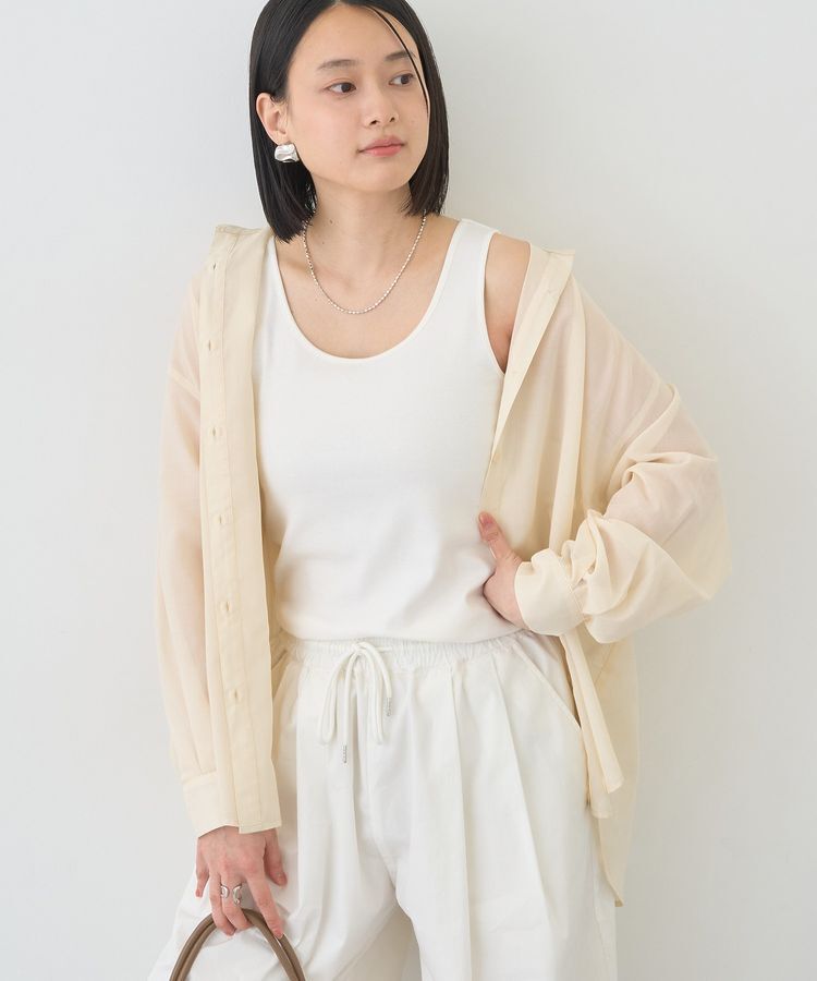 AMERICAN HOLIC「【接触冷感・UVカット】Uネックタンクトップ」|キャミソール|