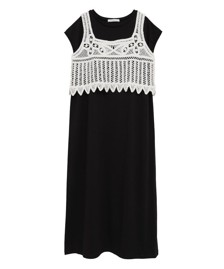 Green Parks「SET2点クロシェベスト＋ワンピース」|ワンピース|