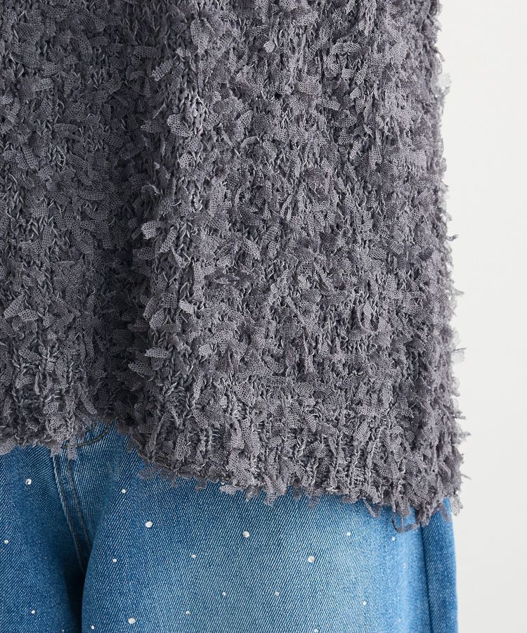 Green Parks「・swing by チュールヤーンワイドプルオーバー」|ベスト・ジレ|