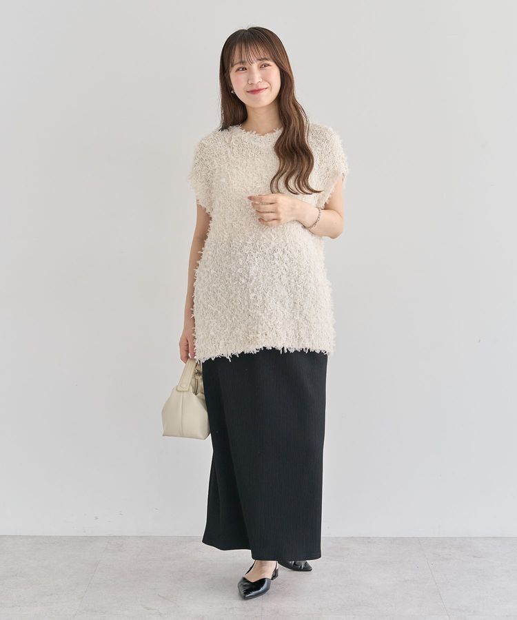 Green Parks「・swing by チュールヤーンワイドプルオーバー」|ベスト・ジレ|