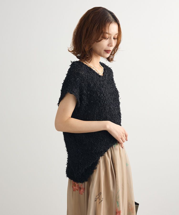 Green Parks「・swing by チュールヤーンワイドプルオーバー」|ベスト・ジレ|