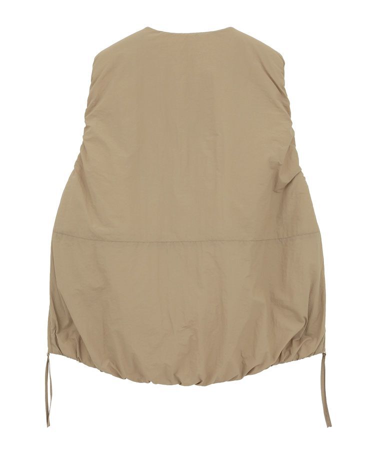 Green Parks「サイドZIP中綿コクーンベスト」|ベスト・ジレ|