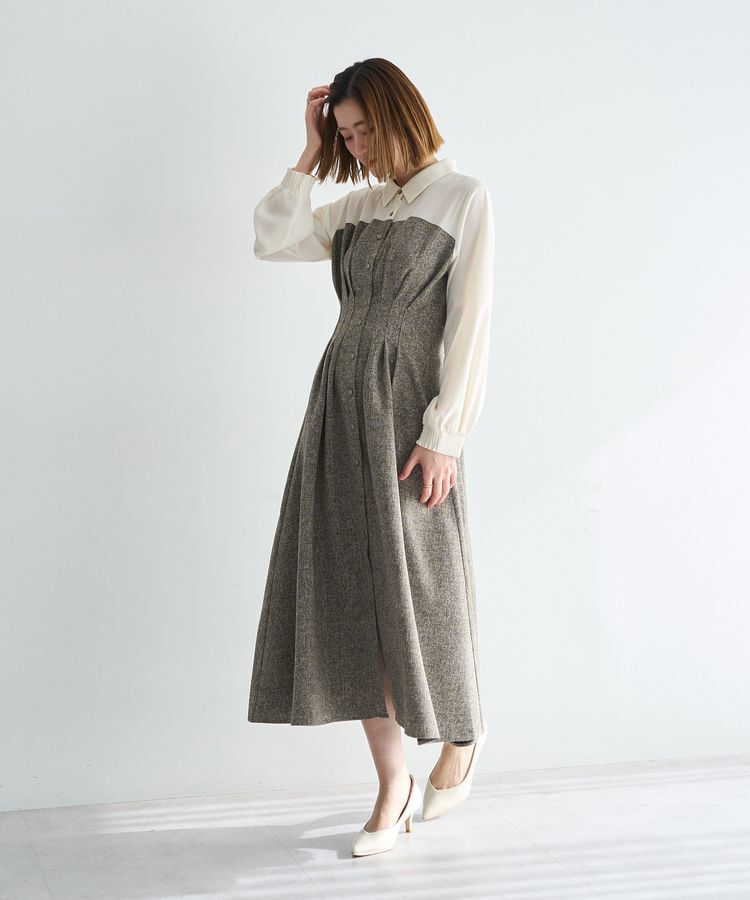 YECCA VECCA「ベアドッキングワンピース」|ワンピース|