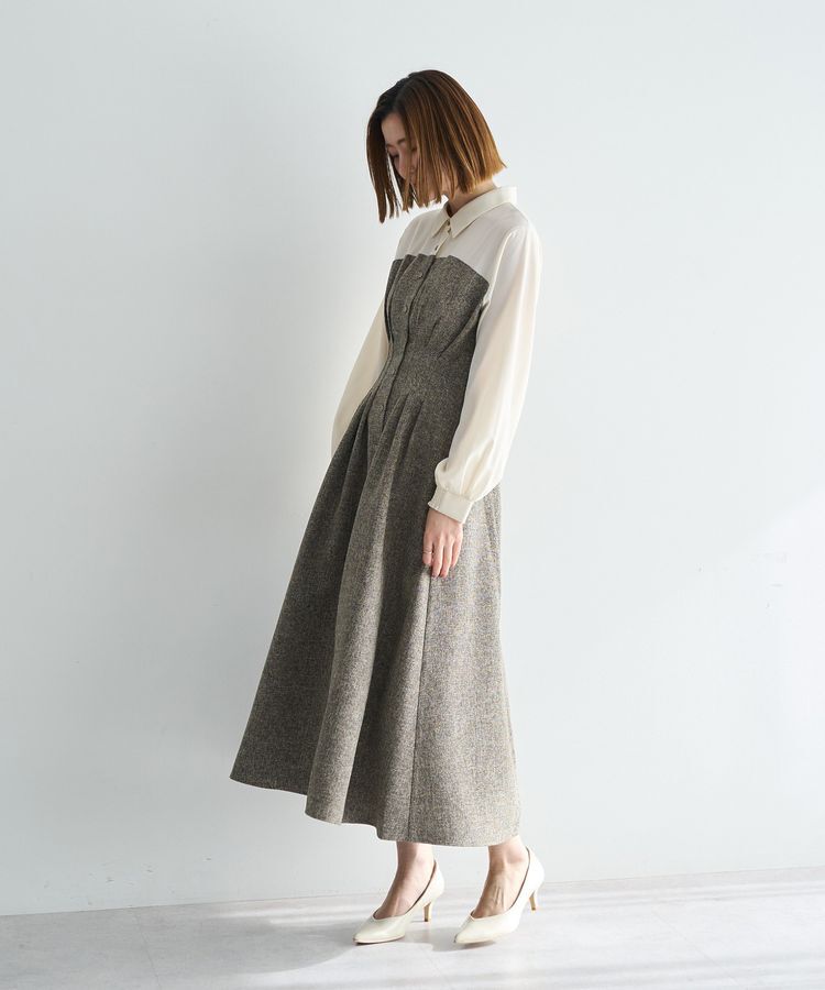 YECCA VECCA「ベアドッキングワンピース」|ワンピース|