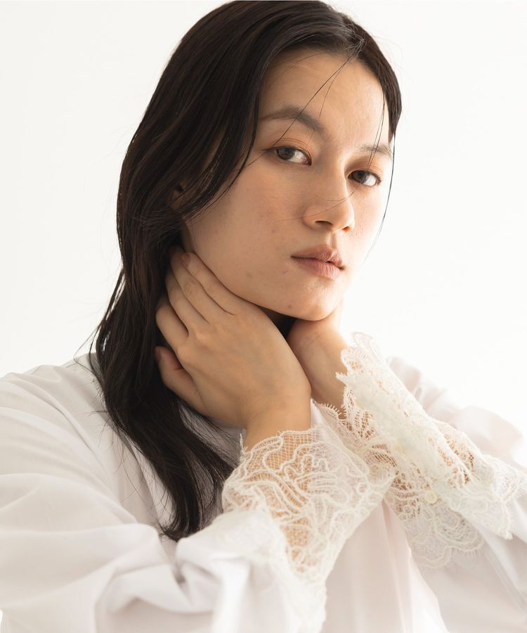 GARAGE OF GOOD CLOTHING「ムジレースカフスタックブラウス」|シャツ・ブラウス|