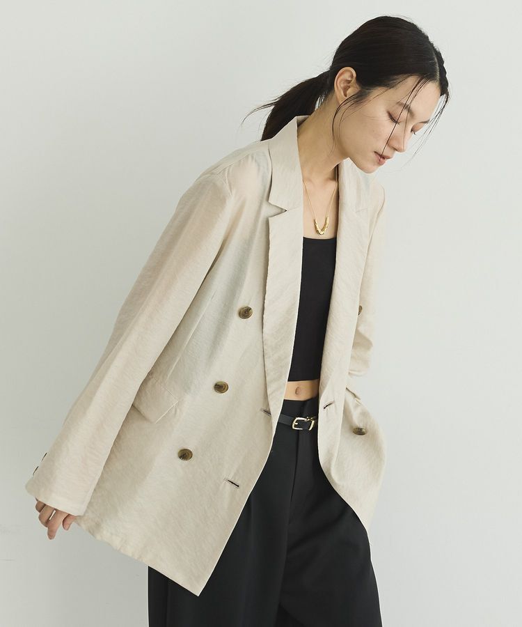 GARAGE OF GOOD CLOTHING「【日本製】シアーダブルブレストテーラードジャケット」|テーラードジャケット|