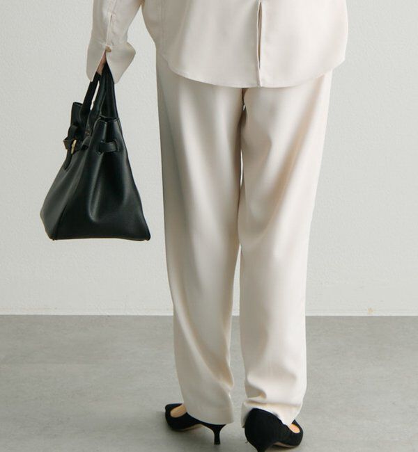  「【Du noir】ストレッチジョーゼットインスリットパンツ」|その他|