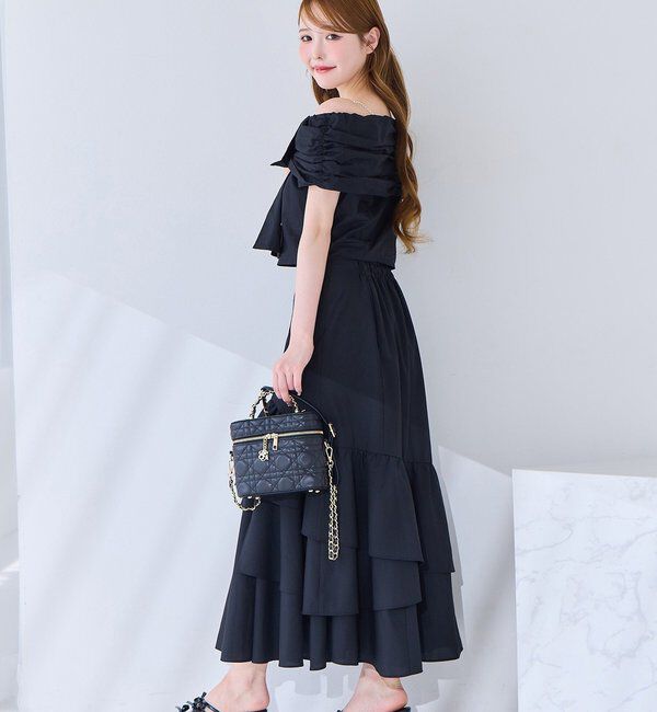  「チャーム付きキルティングバニティバッグ」|ショルダー・メッセンジャー|