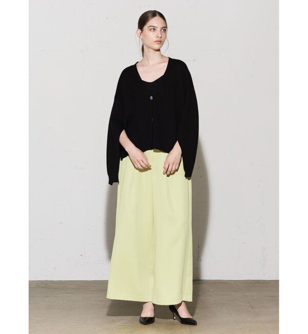 MIDIUMISOLID「MIDIUMISOLID for Ladies スリットスリーブニットカーディガン」|カーディガン|