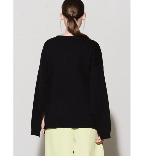 MIDIUMISOLID「MIDIUMISOLID for Ladies スリットスリーブニットカーディガン」|カーディガン|