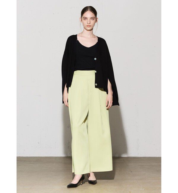 MIDIUMISOLID「MIDIUMISOLID for Ladies スリットスリーブニットカーディガン」|カーディガン|