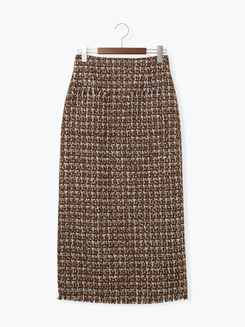 Te chichi「ツィードロングナロースカート《2025winter catalog item》」|スカート|