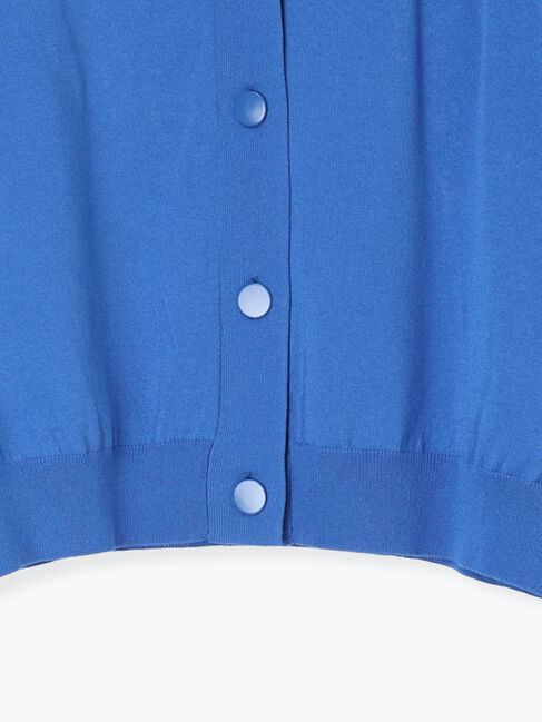 Te chichi「【接触冷感/UVカット/抗菌防臭】14G綿ポリVネックカーディガン」|カーディガン|