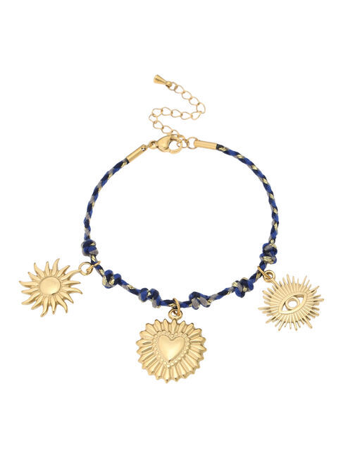 Te chichi「チャーム付コードブレスレット」|ブレスレット・バングル|ゴールド