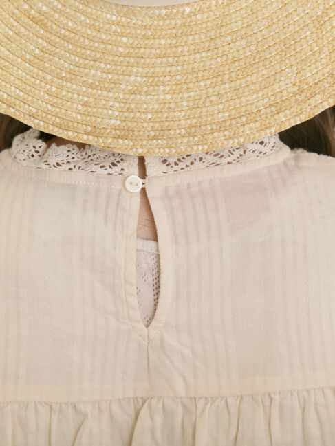 Samansa Mos2「フラワー柄刺繍レースブラウス」|シャツ・ブラウス|