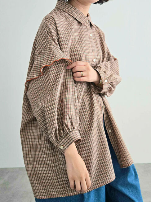 SM2「肩フリル切替シャツ」|シャツ・ブラウス|