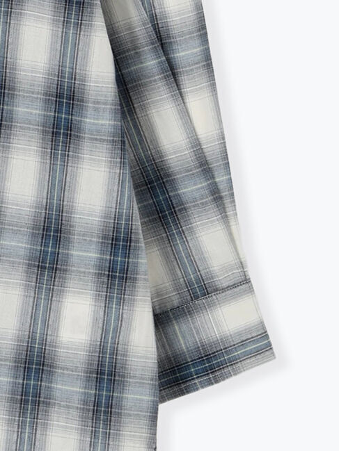 SM2「オンブレチェック裾ドロストシャツ」|シャツ・ブラウス|