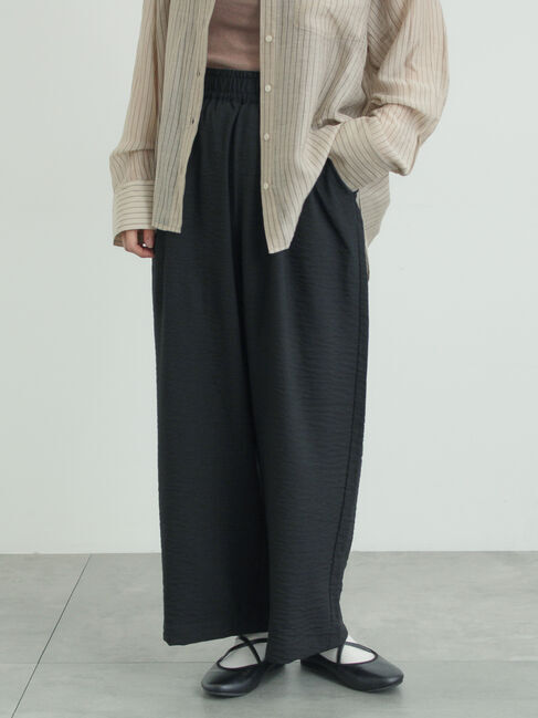 Samansa Mos2「(セットアップ可)ストレートパンツ」|その他|ブラック