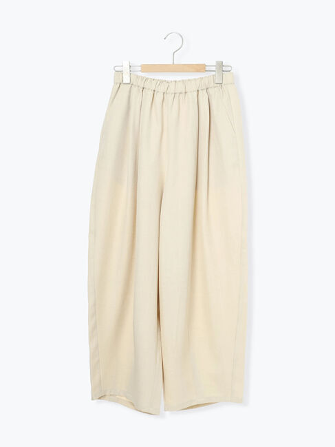 Samansa Mos2「【イージーケア・接触冷感】ボリュームワイドパンツ」|その他|ベージュ